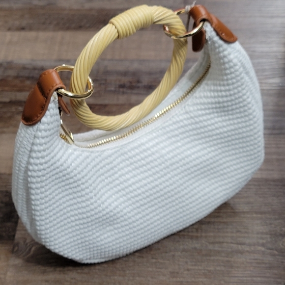 Straw Bracelet Bag - White - BNWT - Picture 8 of 11